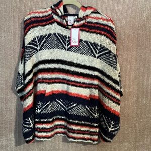 Oh MG! Boho oversized hooded sweater